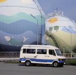 Mercedes-Benz 310 Wasserstoff Antrieb Kleinbus mit Hochdach 1984 года